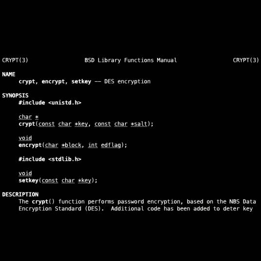 crypt（C语言函数之一）