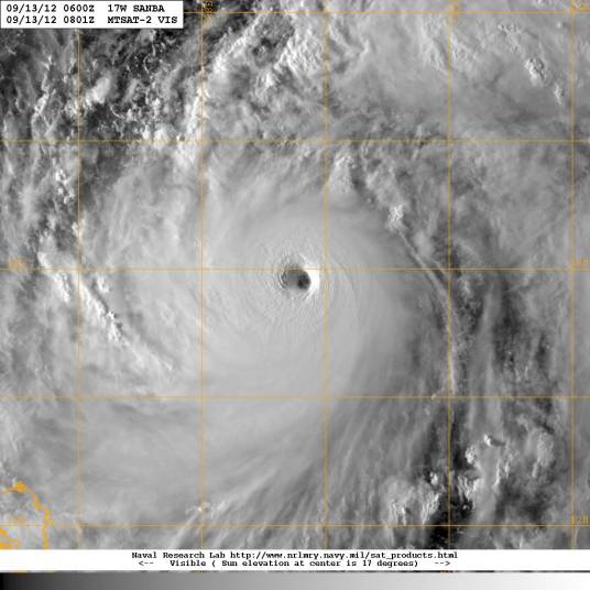 台风三巴（2012年第16号超强台风）
