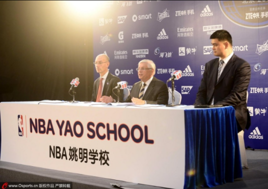 NBA姚明学校