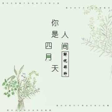 你是人间四月天（解忧邵帅演唱的歌曲）