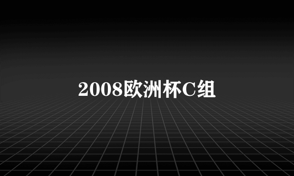 2008欧洲杯C组