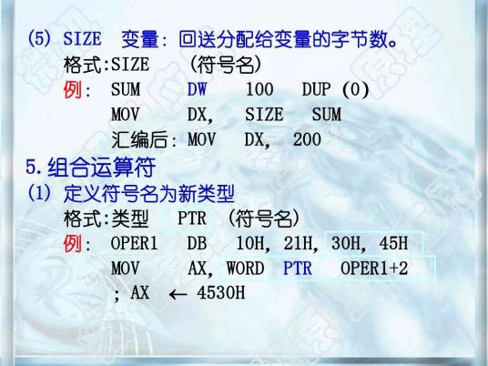 DW（汇编指令）