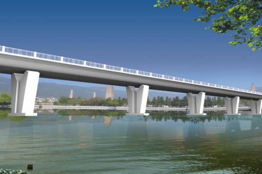 连续梁桥（属于超静定体系）