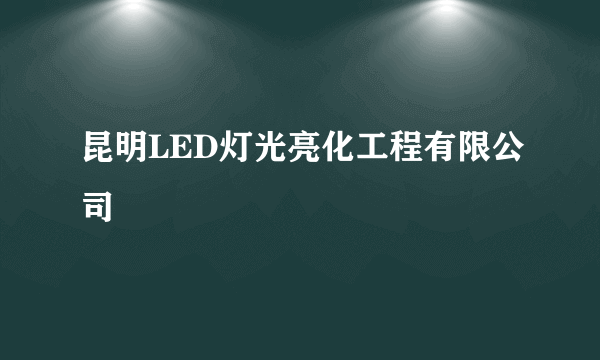昆明LED灯光亮化工程有限公司