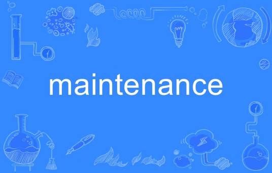 maintenance