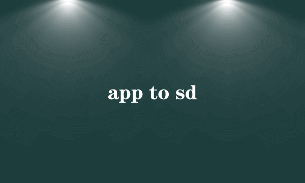 app to sd