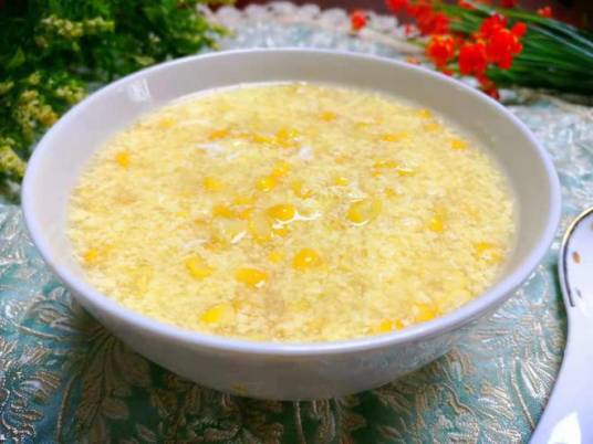 玉米鸡蛋羹