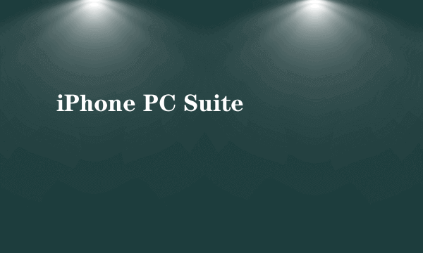 iPhone PC Suite