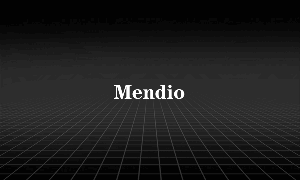 Mendio