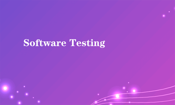 Software Testing