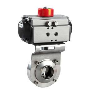 气动卫生级蝶阀