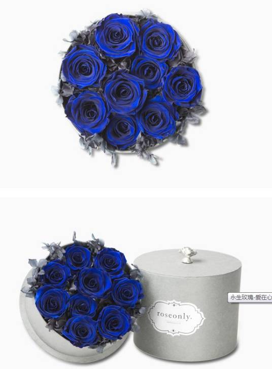 蓝玫瑰花语