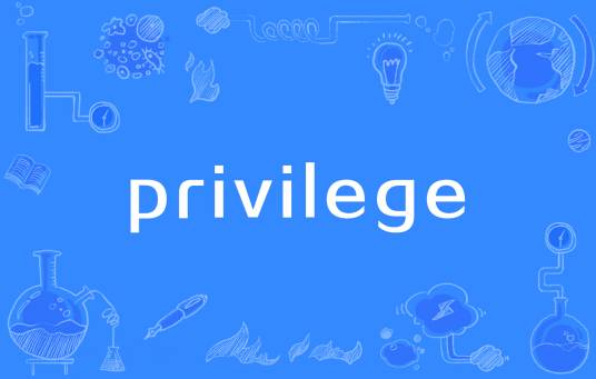 privilege（网络流行词）