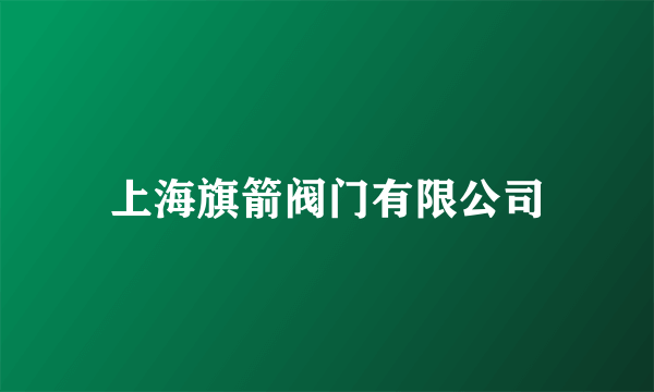 上海旗箭阀门有限公司