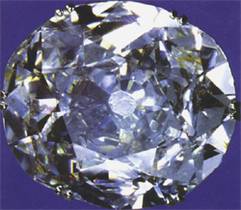 莫卧儿大帝（发现于古印度的戈尔康达地区的金刚石砂矿中的金刚石）