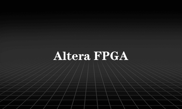 Altera FPGA