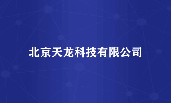 北京天龙科技有限公司