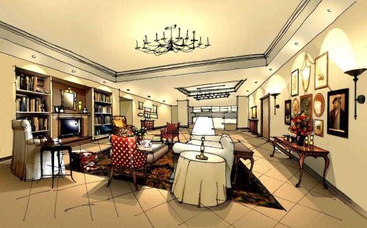 手绘效果图（一门重要的专业必修课程）