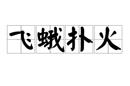 飞蛾扑火（汉语词语）