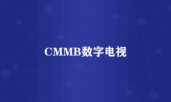 CMMB数字电视