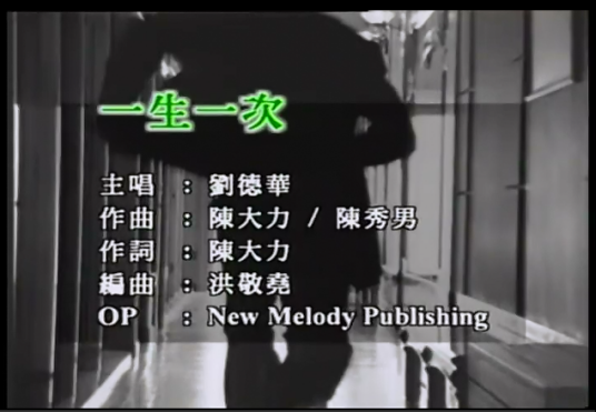 一生一次（刘德华演唱歌曲）