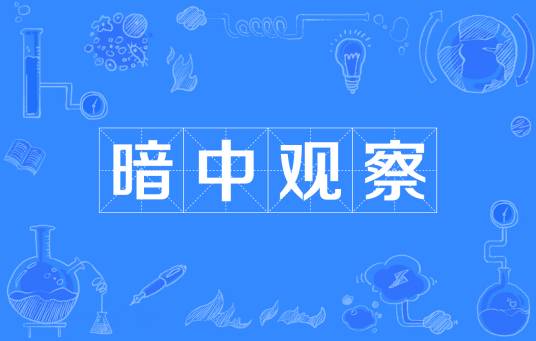 暗中观察（网络词汇）