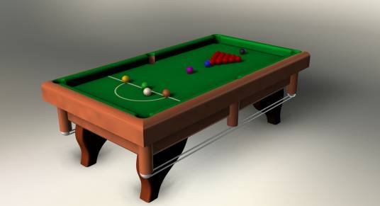 台球桌（打台球的桌子）