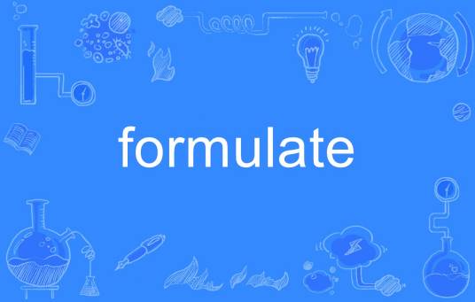 formulate