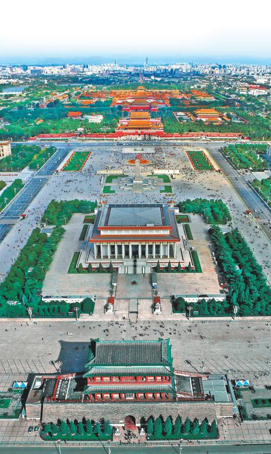 北京中轴线（北京城市东西对称布局建筑物的轴线）