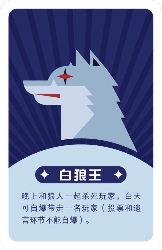 白狼王（《口袋狼人杀》中的狼人阵营角色）