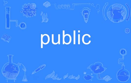 Public（英语单词）