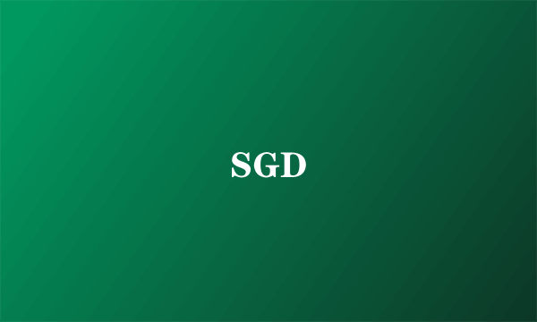 SGD
