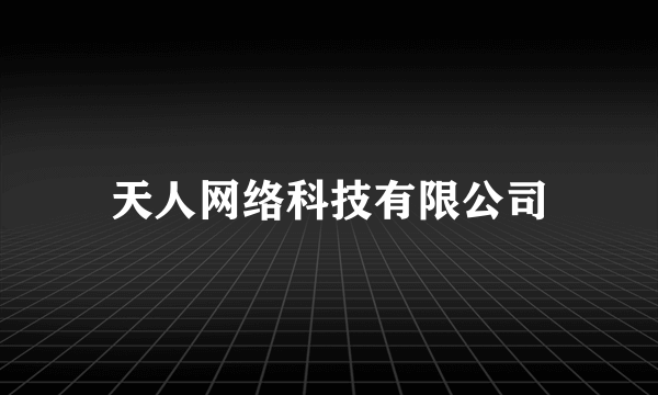 天人网络科技有限公司