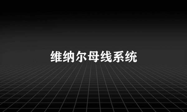 维纳尔母线系统