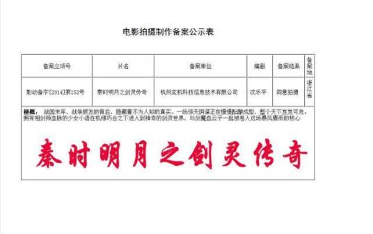 秦时明月之剑灵传奇