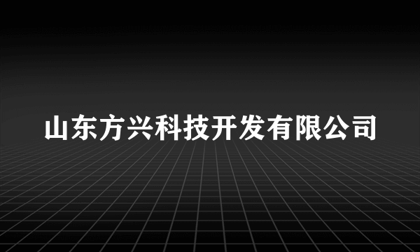 山东方兴科技开发有限公司