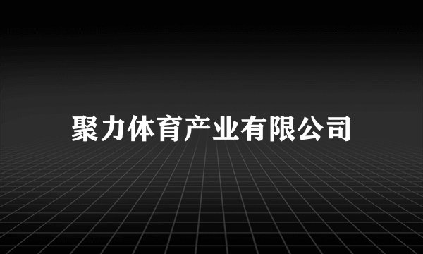 聚力体育产业有限公司