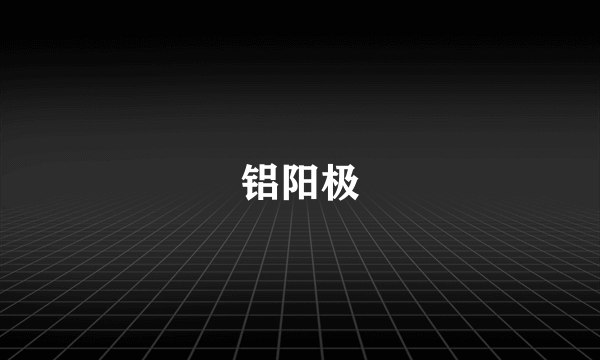 铝阳极