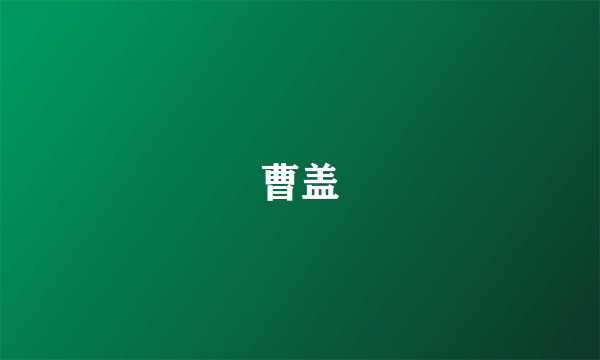 曹盖