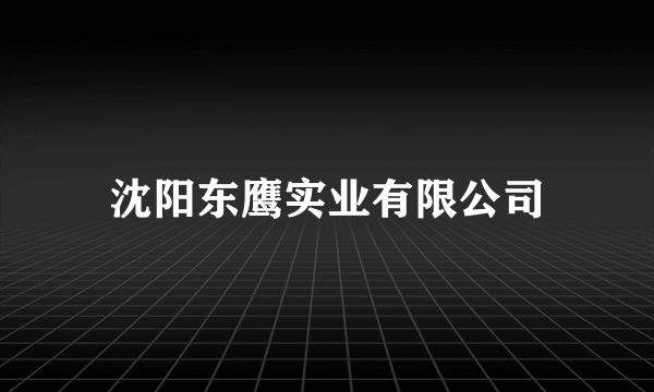 沈阳东鹰实业有限公司