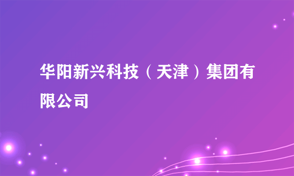 华阳新兴科技（天津）集团有限公司