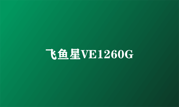 飞鱼星VE1260G