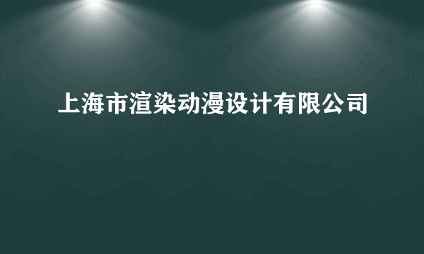 上海市渲染动漫设计有限公司