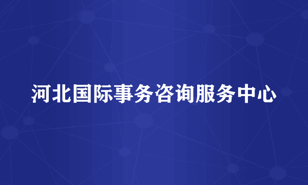 河北国际事务咨询服务中心