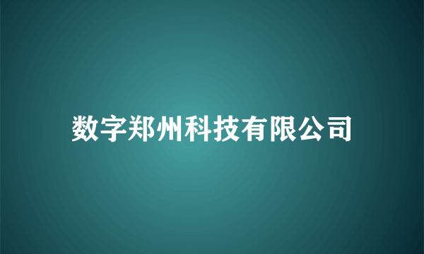 数字郑州科技有限公司