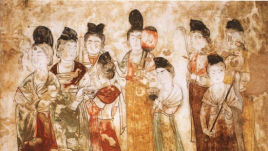 唐墓壁画