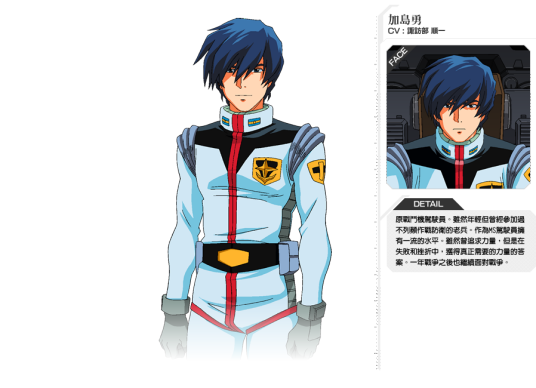 加岛勇（日本漫画机动战士高达外传《蓝色宿命》的男主角）