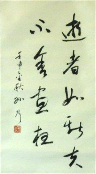 逝者如斯夫（《论语》中的句子）