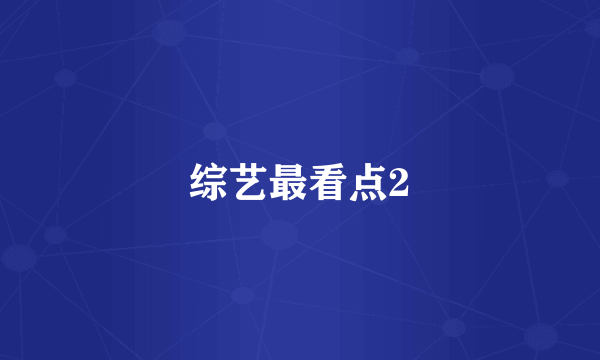 综艺最看点2