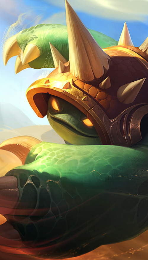 披甲龙龟（MOBA手机游戏《英雄联盟手游》中的英雄角色）